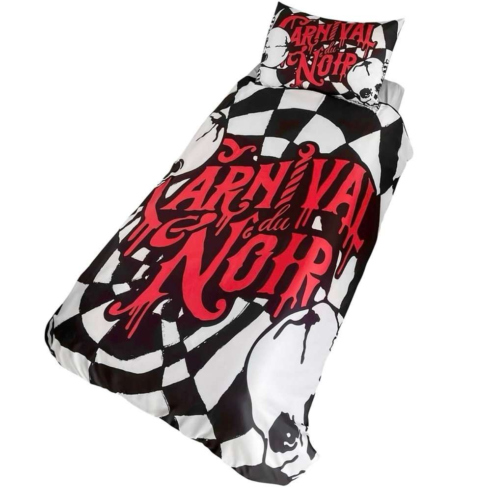 Duvet Cover Killstar Full (88”x86”) Carnival Noir Comforter